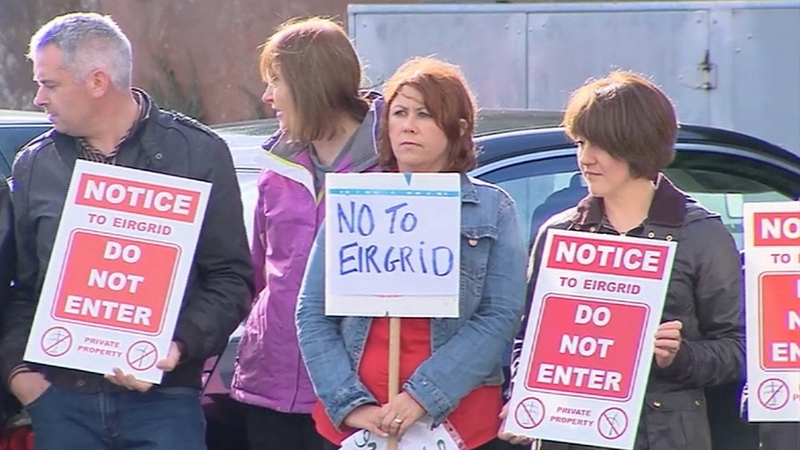 The decision follows widespread protests against pylons