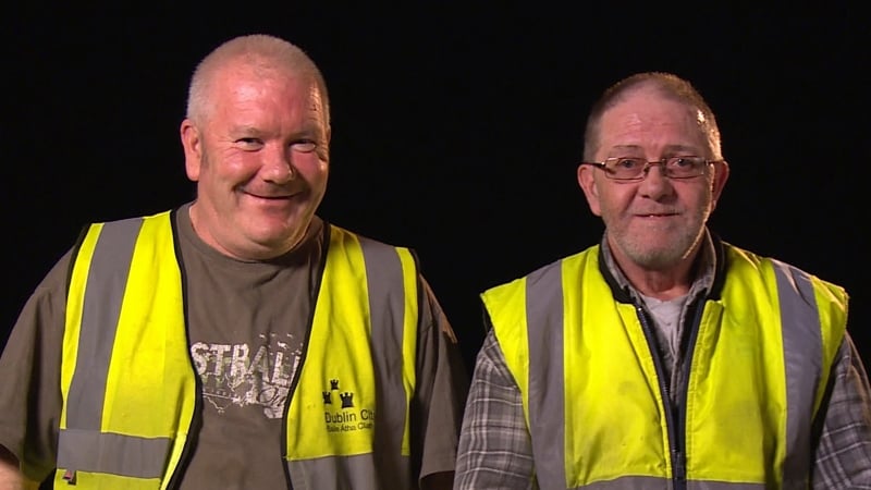 Nighshift workers Eddie and Frankie