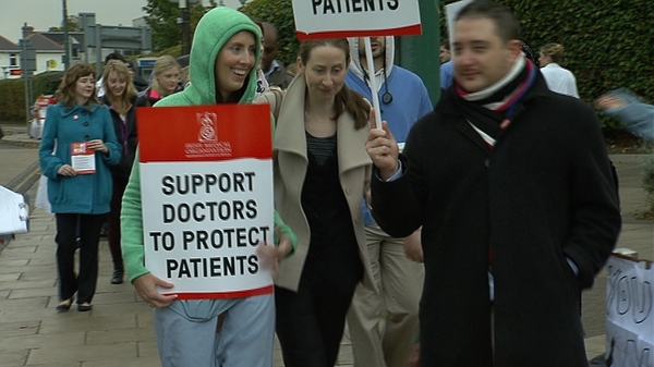 The complaint is mainly focused on the hours worked by junior doctors in public health services