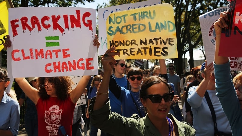 Fracking or exploring for shale gas has led to widespread protests across north America
