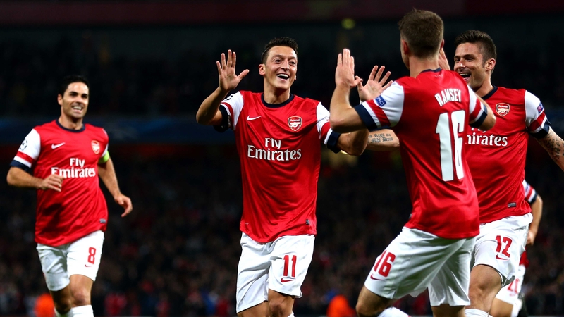 Mesut Ozil: '"I am very proud of the team. We qualified for the Champions League and we are in the FA Cup final.'
