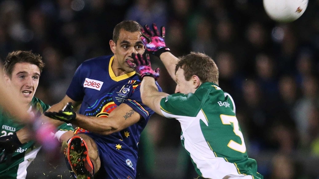 The Aussies took their time to adapt and trailed by 19 points at half-time