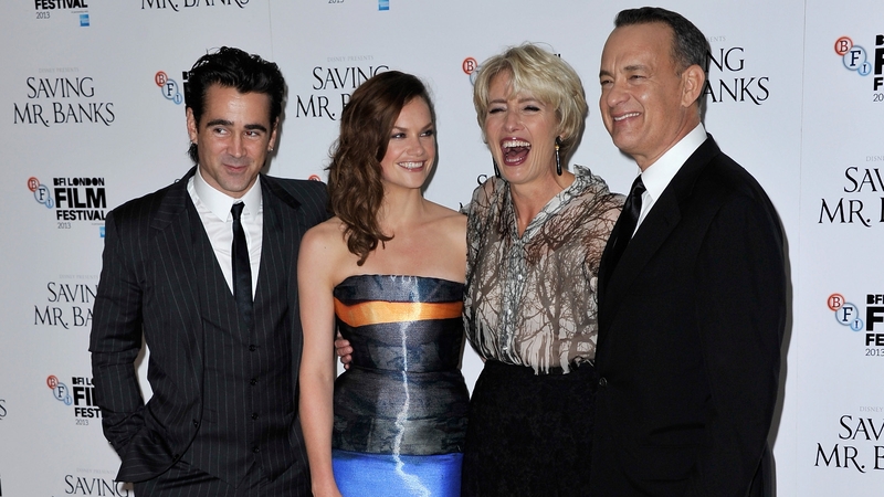 Saving Mr. Banks closed the BFI closing night gala last night
