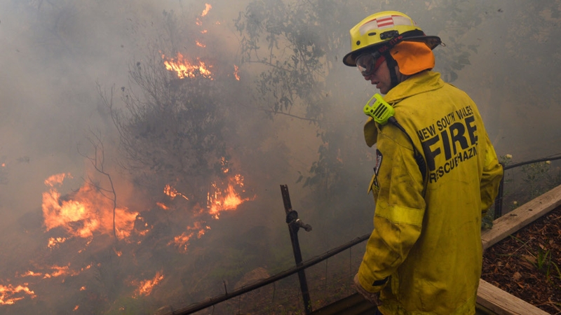 Firefighters are working desperately to contain a series of wildfires