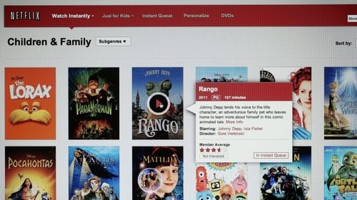 The number of Netflix members grew by 2.33 million to top 44 million in Q4