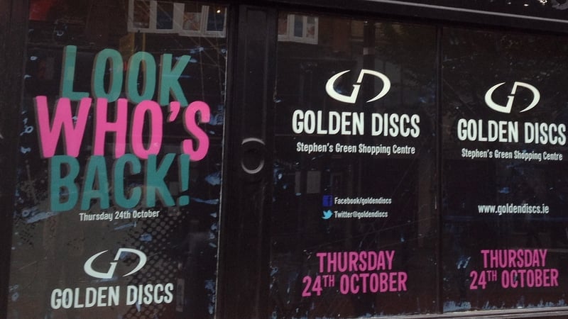 Golden Discs - Store re-opens in Stephen's Green Shopping Centre on October 24