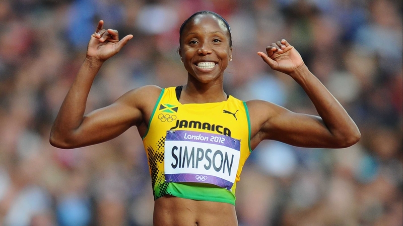 Sherone Simpson tested positive earlier this year