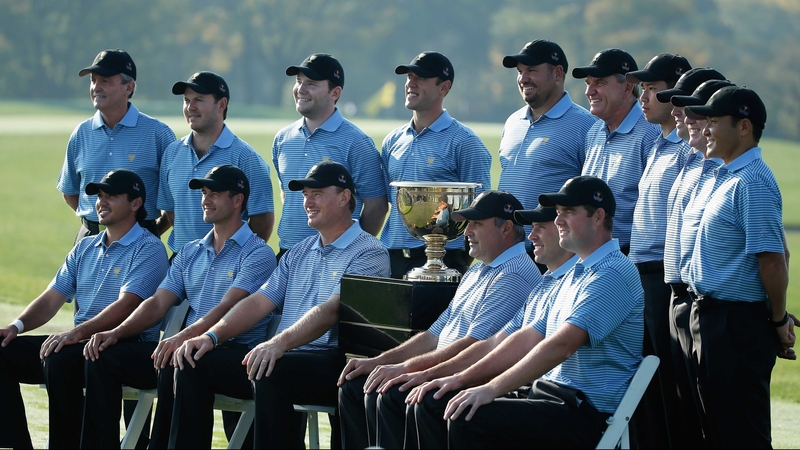 Nick Price and the International team