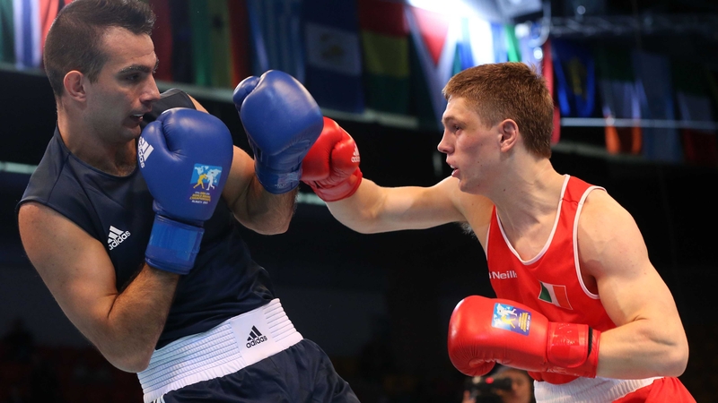 Jason Quigley became the first Irish competitor to reach a final at the AIBA World Boxing Championships