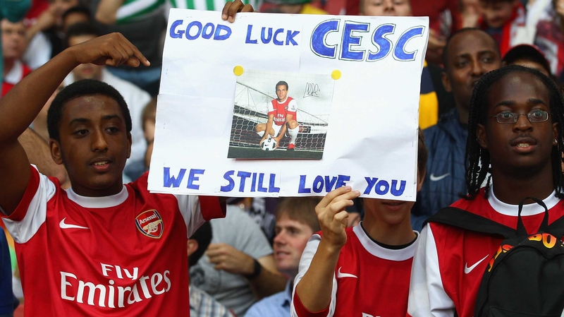 Fabregas moved to Barcelona two years ago