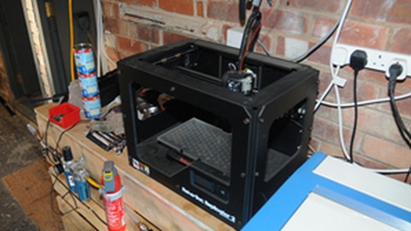 The 3D printer that was seized (Pic: Greater Manchester Police)