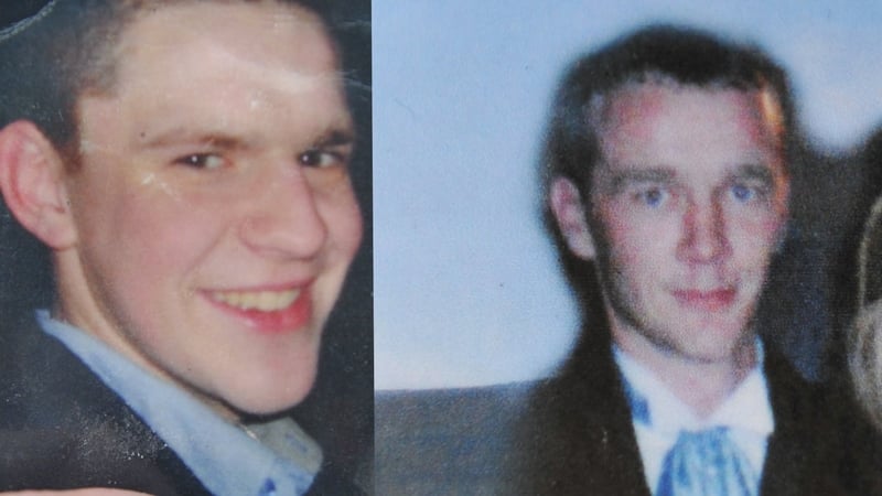 Terry Brennan (l) and Paul Farrell died in an elevator pit at Drummonds Ltd plant at Knockbridge, Co Louth