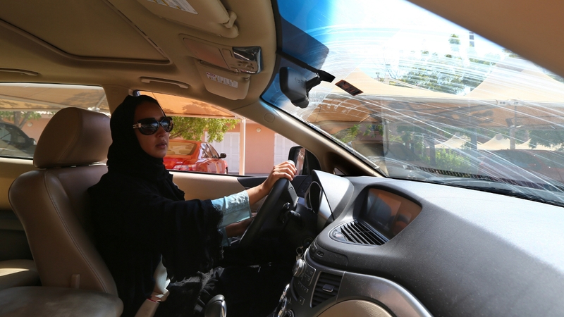 Campaigners are fighting for women's right to drive in Saudi Arabia under the slogan ' driving is a choice '.