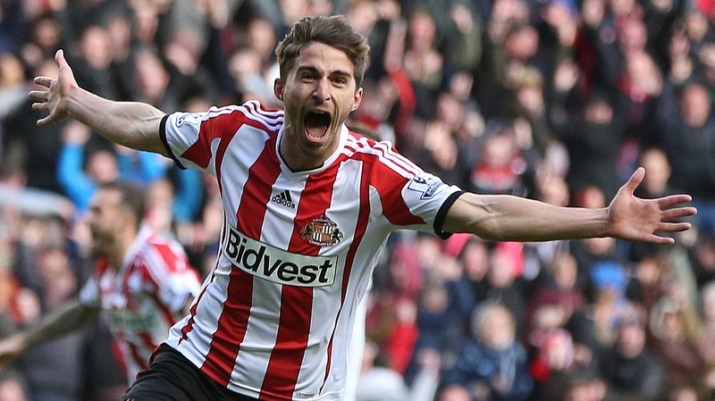 Fabio Borini scored a stunning goal to win the Tyne-Wear derby