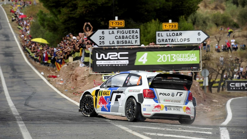 Sebastien Ogier in his Volkswagen Motorsport Polo R WRC