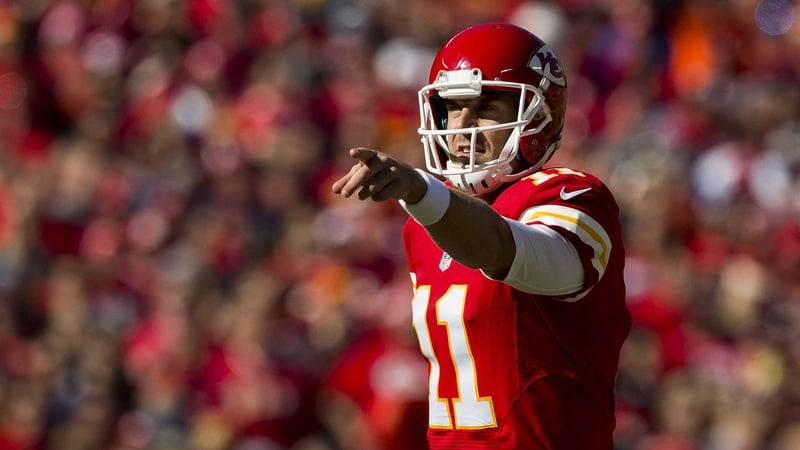 Kansas City Chiefs quarterback Alex Smith threw two touchdowns