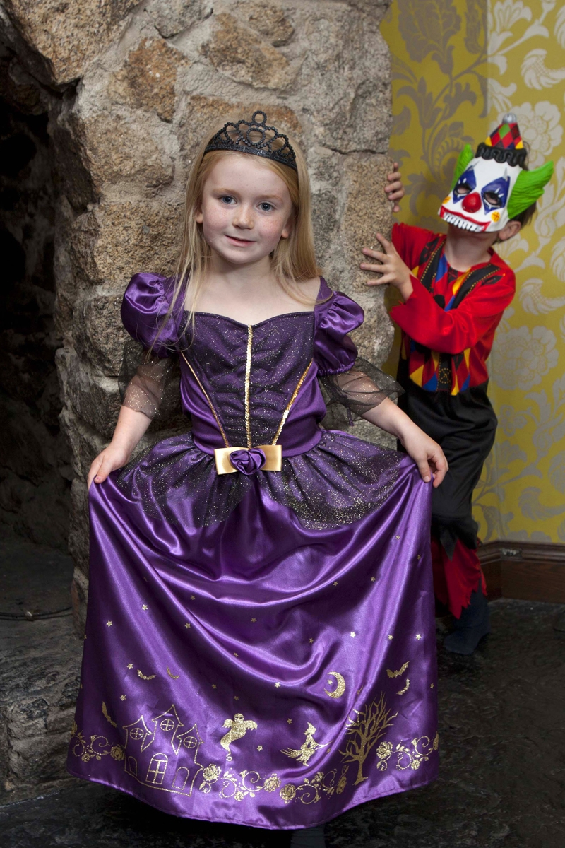 Tesco Disney Princess ballgown €10 and Clown Costume €10