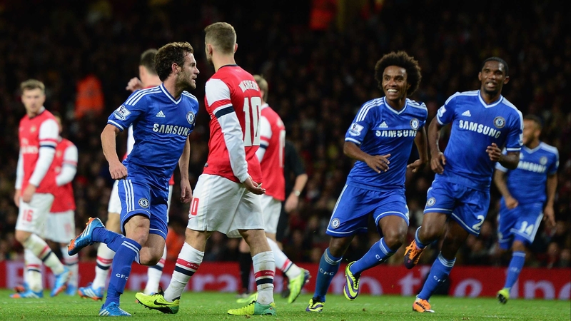 Juan Mata scored Chelsea's second