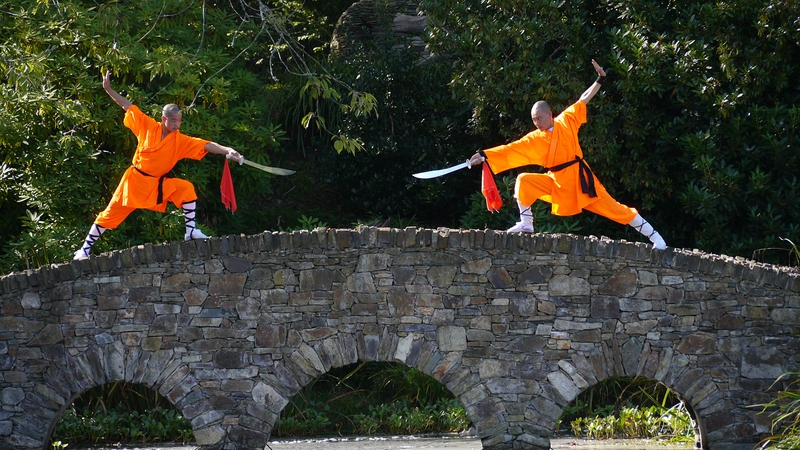 Shaolin Masters Arrive at Monart