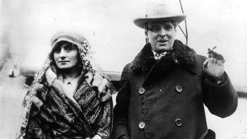 The Thoor Ballylee residents William Butler Yeats and Georgie Hyde Lees. Photo: Keystone/Getty Images