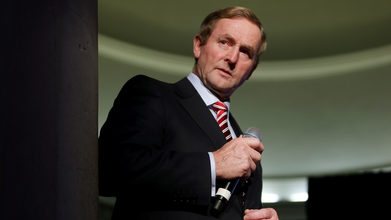 Taoiseach Enda Kenny will address the nation after the Nine News on Sunday night