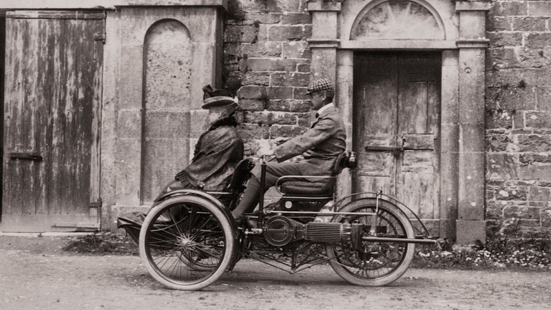 An early motor car, Ross House, Ross, Co Galway, 1898-89 (Power and Privilege: the Big House in Ireland )