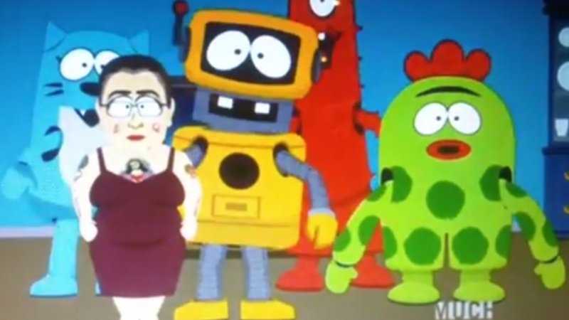 "Sinéad" appeared on South Park last night in the US