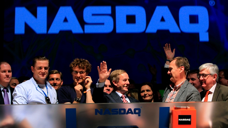 The image of the NASDAQ bell being rung in Dublin was beamed around the world