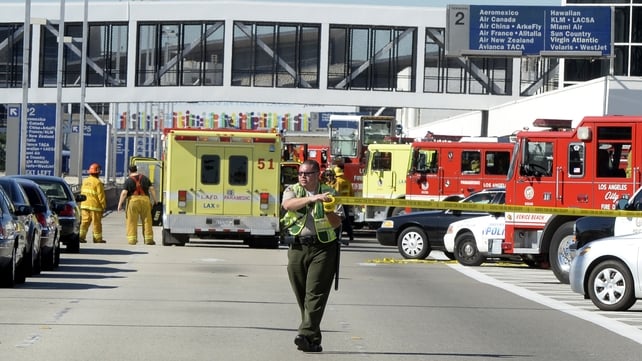 Police sealed off the airport