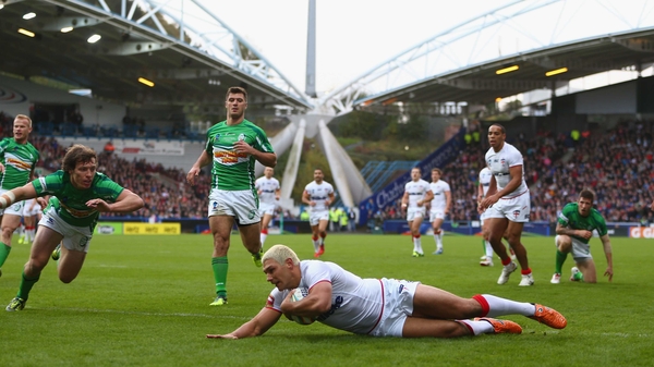 Ryan Hall scored a hat-trick in the first half