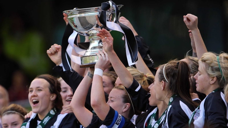 Raheny United with their trophy