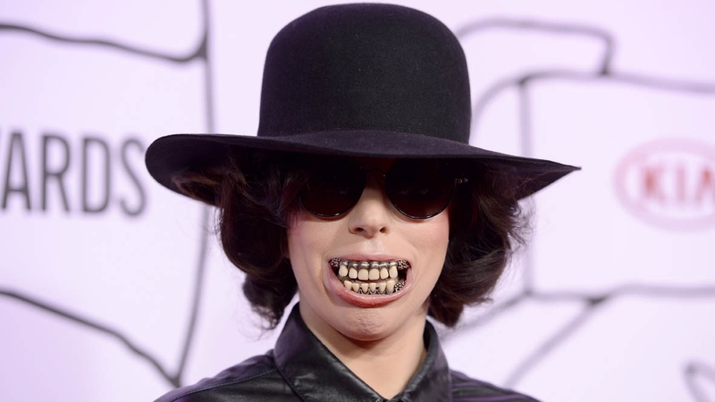 Lady Gaga at yesterday's awards