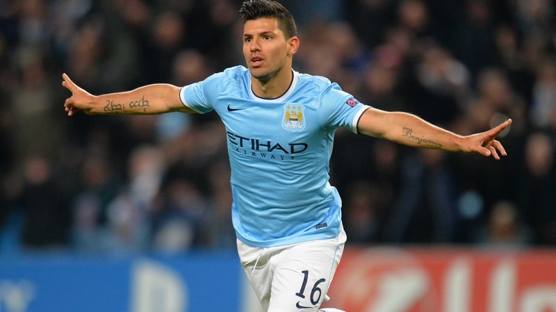 Sergio Aguero is still waiting to see how serious his hamstring injury is