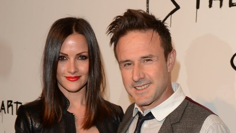Christina McLarty and David Arquette