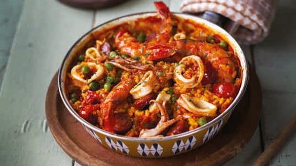 Spicy Seafood Paella