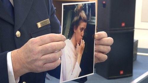 Photos were released yesterday to help identify the young woman