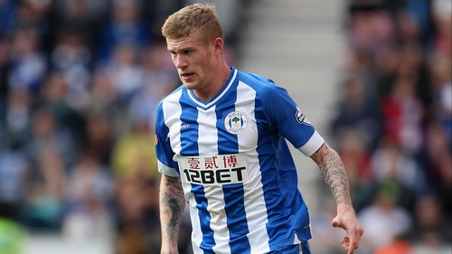 James McClean went closest for Wigan