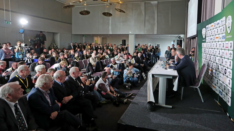 Martin O'Neill's first press conference as Ireland manager attracted almost 200 journalists