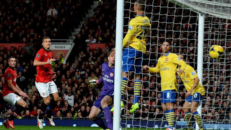 Robin van Persie scored Man United's winner against Arsenal on Sunday
