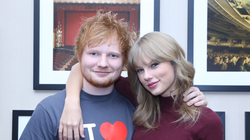 Ed Sheeran and Taylor Swift