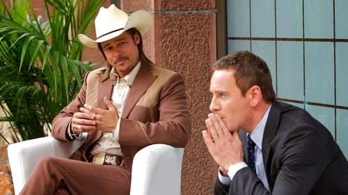 Pitt and Fassbender talk in stilted philosophical quips