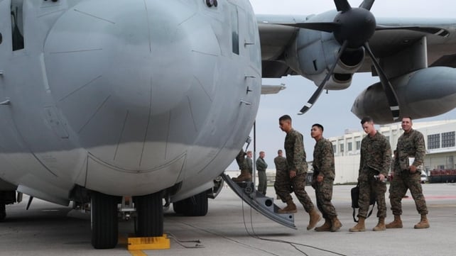 International troops are travelling to the region to assist with the relief operation