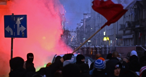 Officers had used rubber bullets, truncheons and pepper spray against the rioters