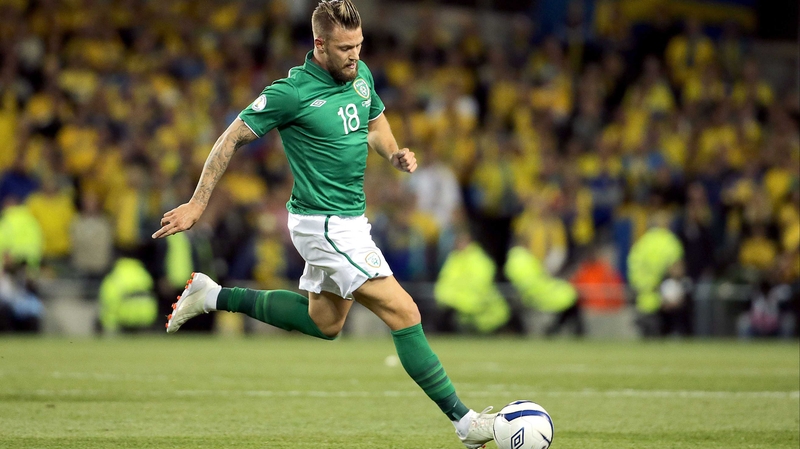 Anthony Pilkington is a doubt for the game with Latvia thanks to a dead leg