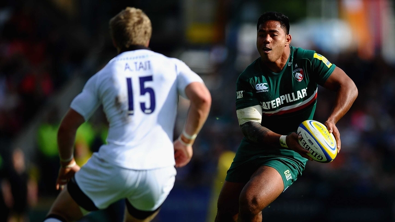 Manu Tuilagi was in action for Leicester