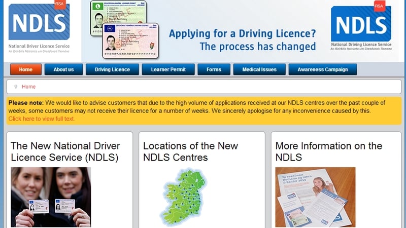 The RSA is investigating the breach on the NDLS website