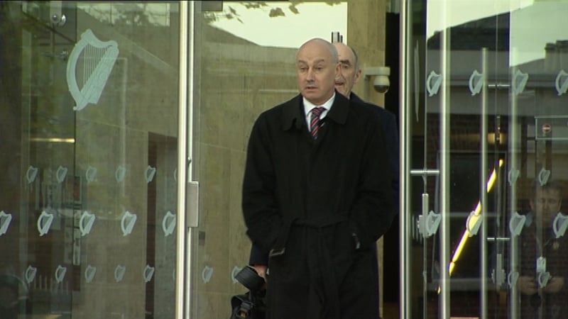 Tiernan O'Mahoney denied charges of conspiring to destroy or falsify records of bank accounts