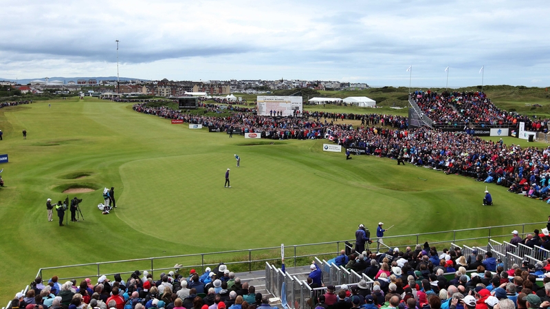 The 2012 Irish Open at Portrush drew huge crowds