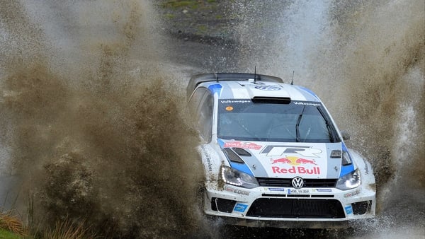 Sebastien Ogier and co-driver Julien Ingrassia during the Sweet Lamb stage