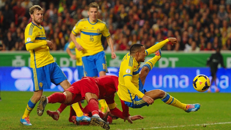 Cristiano Ronaldo dives to head the only goal of the game